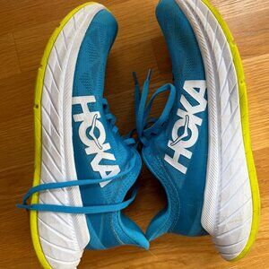 HOKA Carbon X 2 in Diva Blue Citrus Combo Size 9B